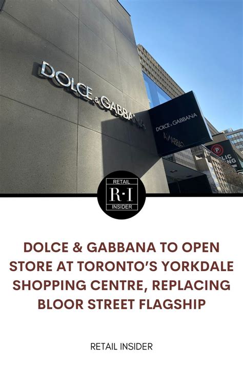 toronto dolce gabbana|Dolce & Gabbana factory outlet.